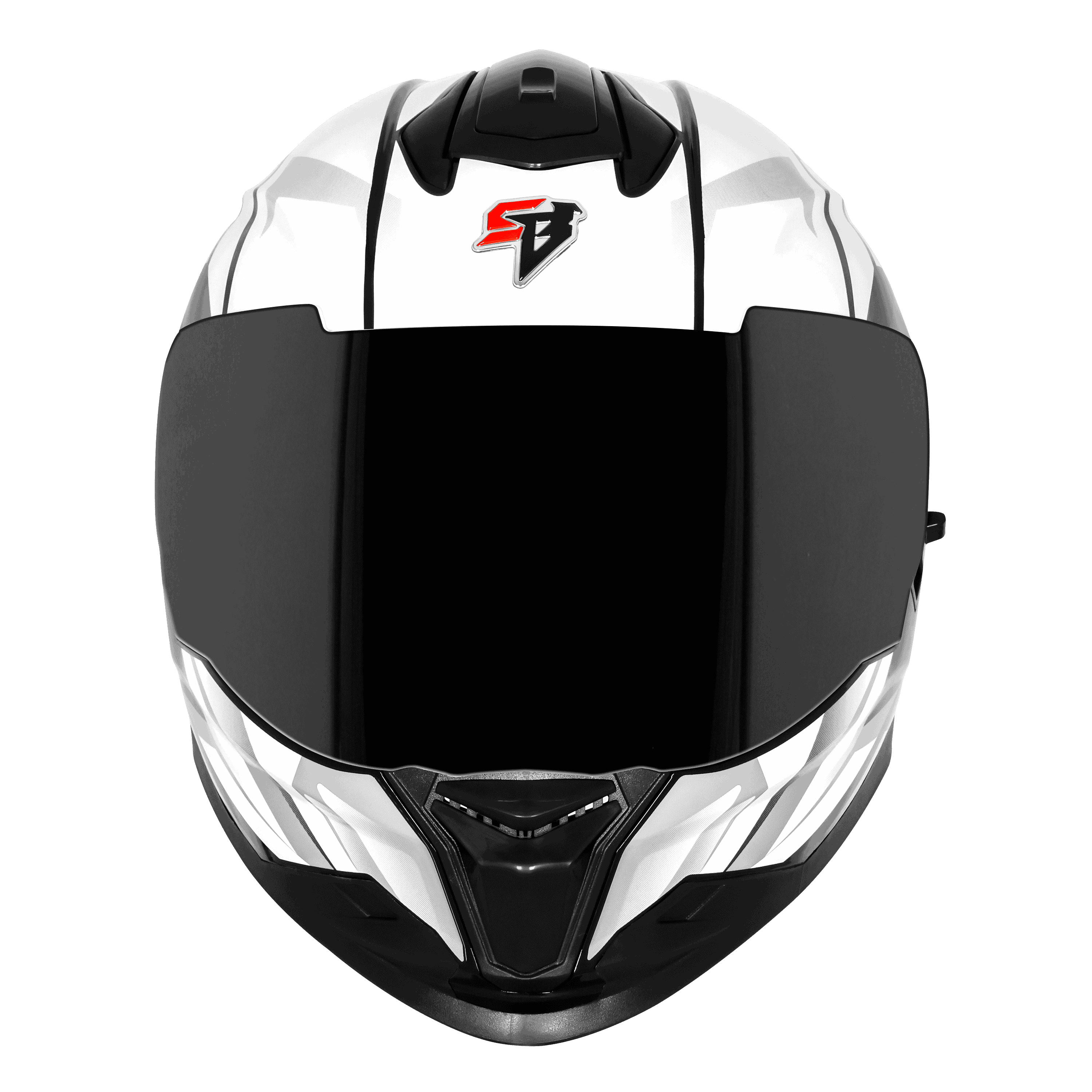 SBH-57 ISS FIGHTER F4 GLOSSY BLACK WITH WHITE